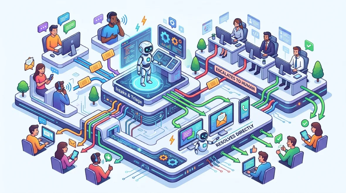Diagram: The 48 hour deployment timeline for a 24/7 AI receptionist